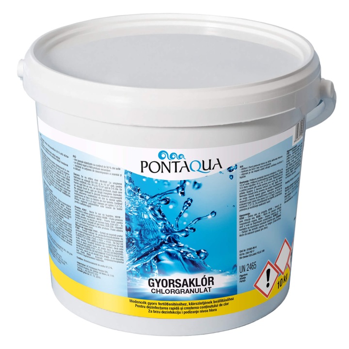 Gyorsaklór gyorsan oldódó klóros fertőtlenítőszer 10 kg