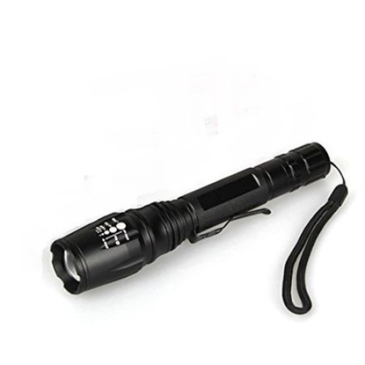 Акумулаторен фенер Power Style T6, LED, Zoom