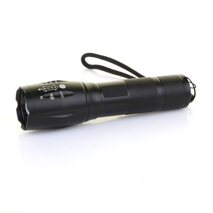 Акумулаторен фенер Totalshop X-BALOG BL-1831, LED, Zoom, Зярядно за 12V (автомобил) + 220V, 1 акумулаторнa батерия
