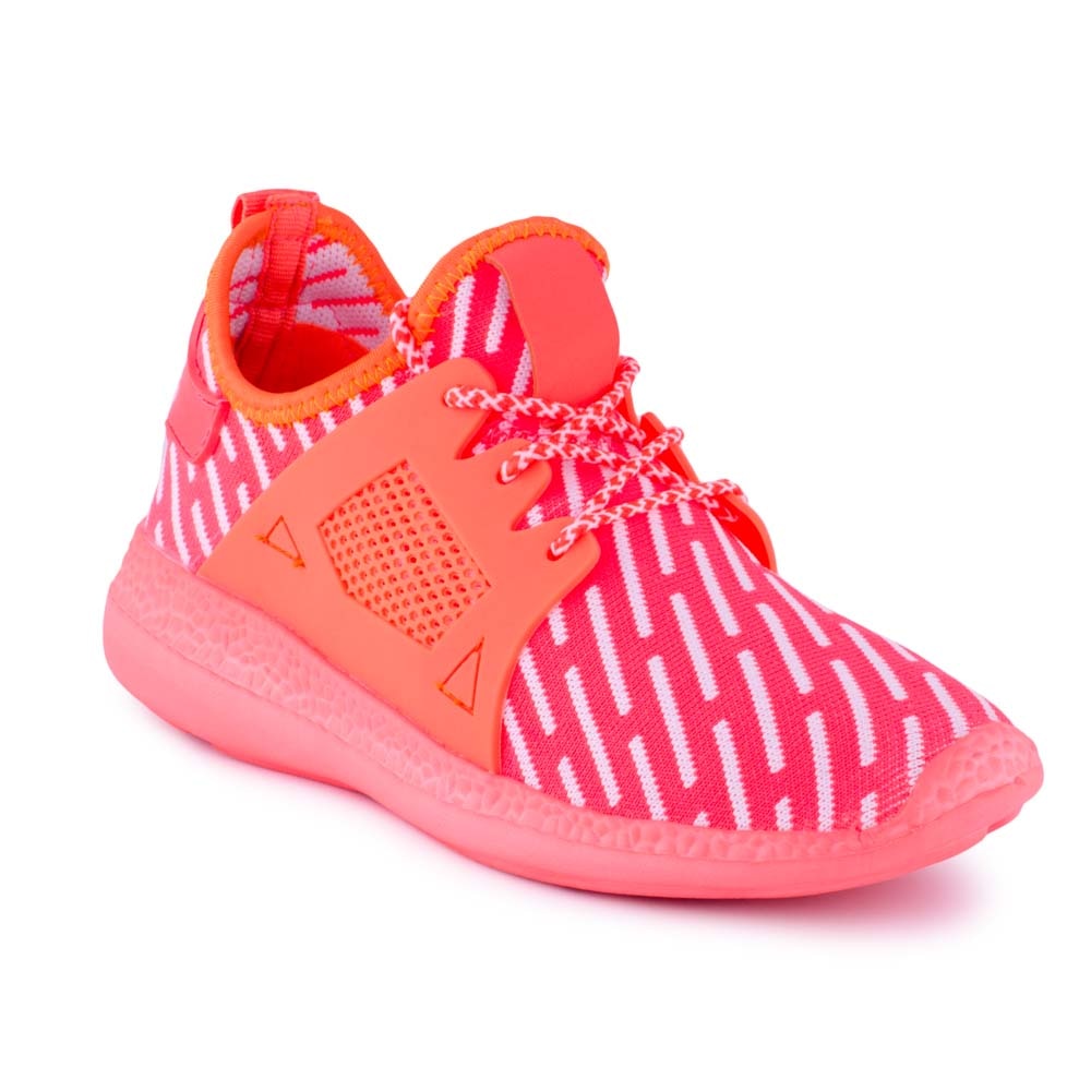 Pantofi sport femei, Jumex Collection, roz-portocaliu