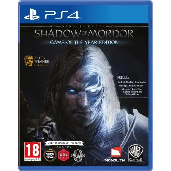 Joc Middle Earth: Shadow of Mordor GOTY pentru Playstation 4