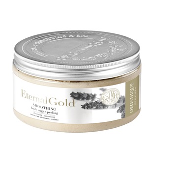 Exfoliant corp Organique, cu aur coloidal, 450 ml Exfoliant corp Organique, cu aur coloidal, 450 ml