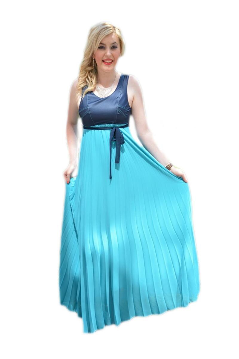 Rochie eleganta,D&J Exclusive,, Albastru-bleumarin