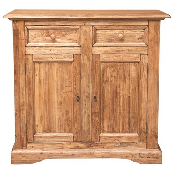 Bufet natur cu 2 usi si 2 sertare, Mobila lemn masiv, TUSCAN FURNITURE, Lemn Masiv, 110 x 45 x 103 cm Bufet natur cu 2 usi si 2 sertare, Mobila lemn masiv, TUSCAN FURNITURE, Lemn Masiv, 110 x 45 x 103 cm