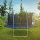 GTR PRO Blue Sky Trambulin kék, védőhálóval, 244 cm