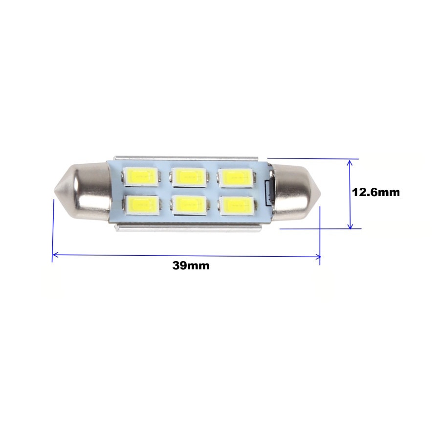 LED крушка motoLEDy, SV8.5, C5W, C10W, C21W, 12V, CANBUS, 240lm, 39 мм ...