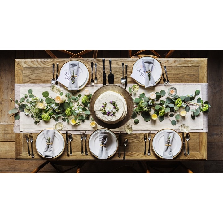 Tablou Canvas, Dining, Dimensiune 80 x 50 cm, Rama Lemn, Multicolor