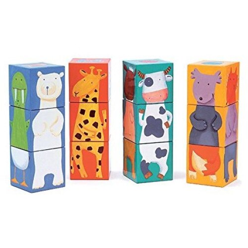 Cuburi animale amuzante, Djeco