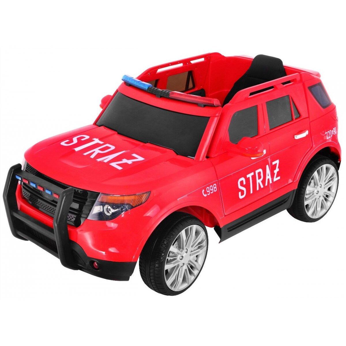 Masinuta electrica SUV de interventie, rosu