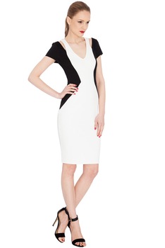 Rochie mini, City Goddess, Office, Alb, Alb, L Rochie mini, City Goddess, Office, Alb, Alb, L