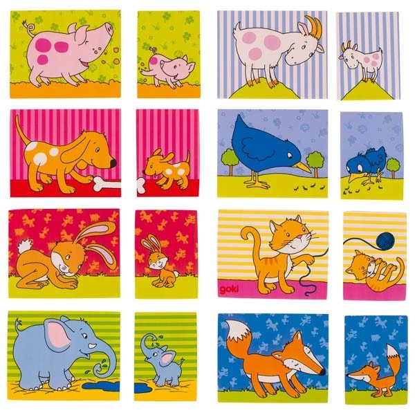 Joc de memorie. Mama si copilul