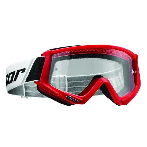 Ochelari atv/cross Thor culoare rosu/negru