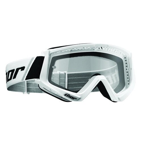 Ochelari atv/motocross Thor culoare alb/negru