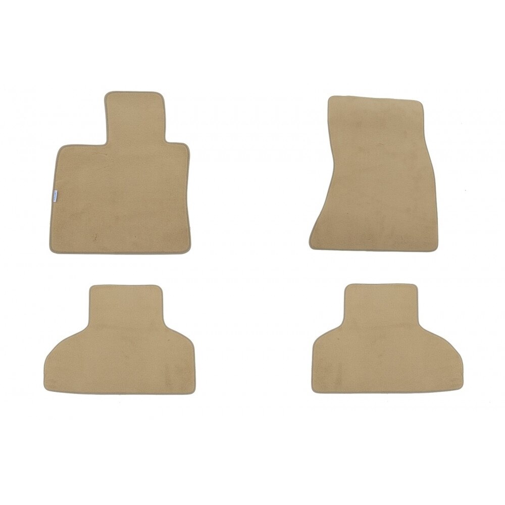Set 4 covorase auto PETEX din mocheta, bej, compatibil cu BMW X5 (F15) 11/2013+