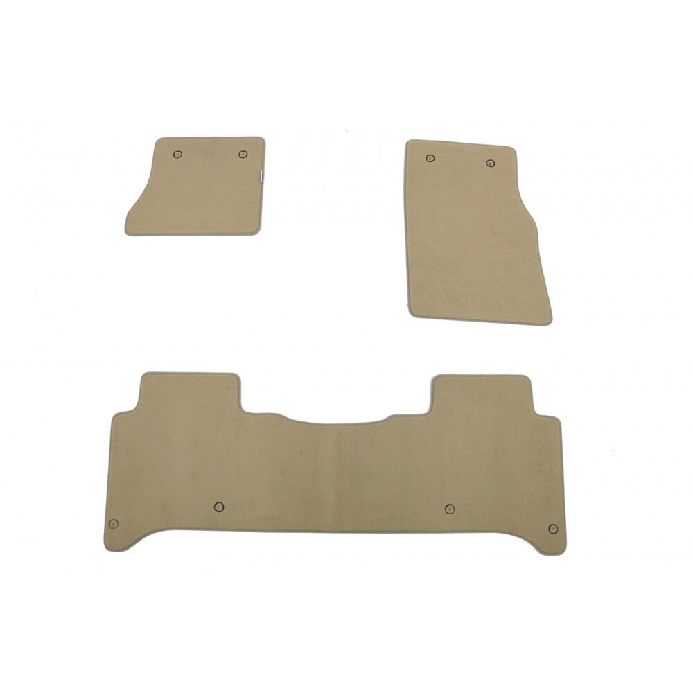 Set 4 covorase auto PETEX din mocheta, bej, compatibil cu Range Rover Vogue L405 2015+
