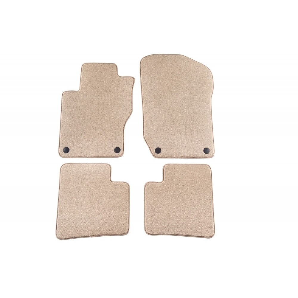 Set 4 covorase auto PETEX din mocheta, bej, compatibil cu Mercedes M-Klasse (W164) 07/2005-10/2011, GL-Klasse (X164) 09/2006-10/2012