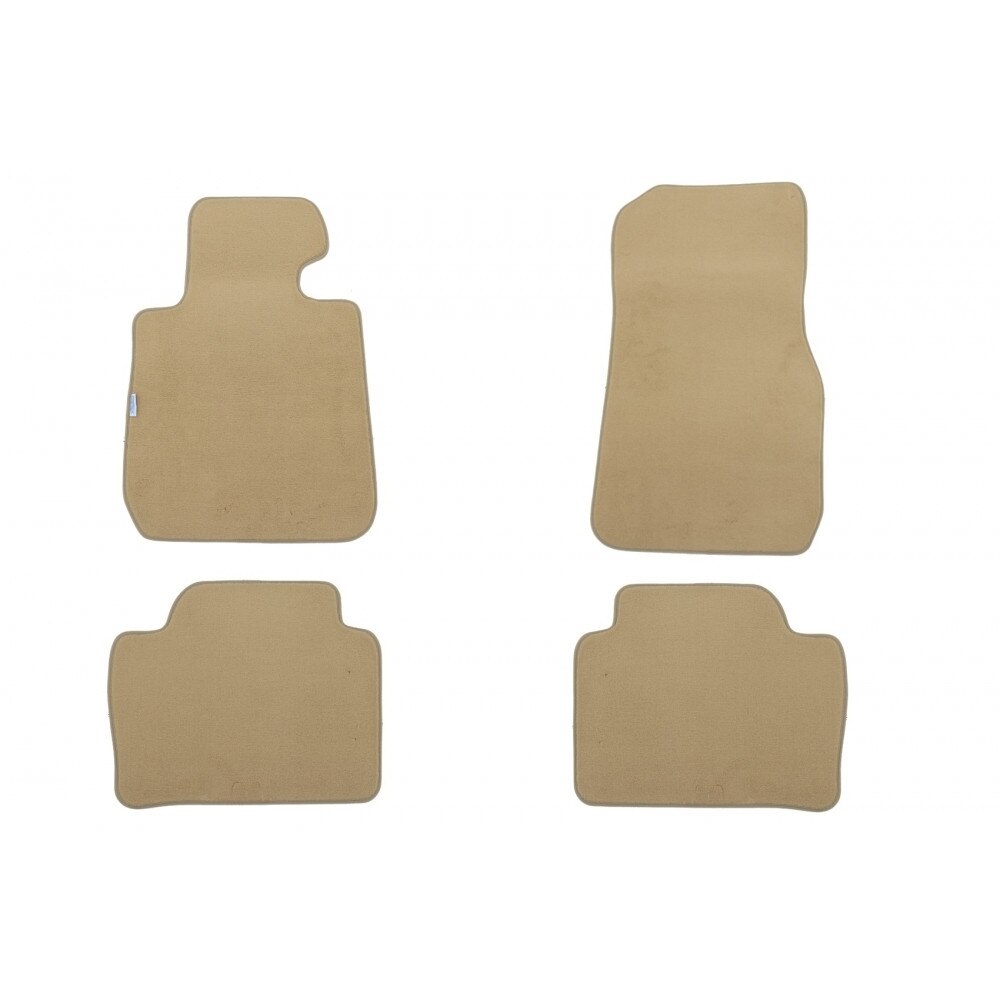 Set 4 covorase auto PETEX din mocheta, bej, compatibil cu BMW 3er (F30) 02/2012 / 3er (F31) Touring 09/2012