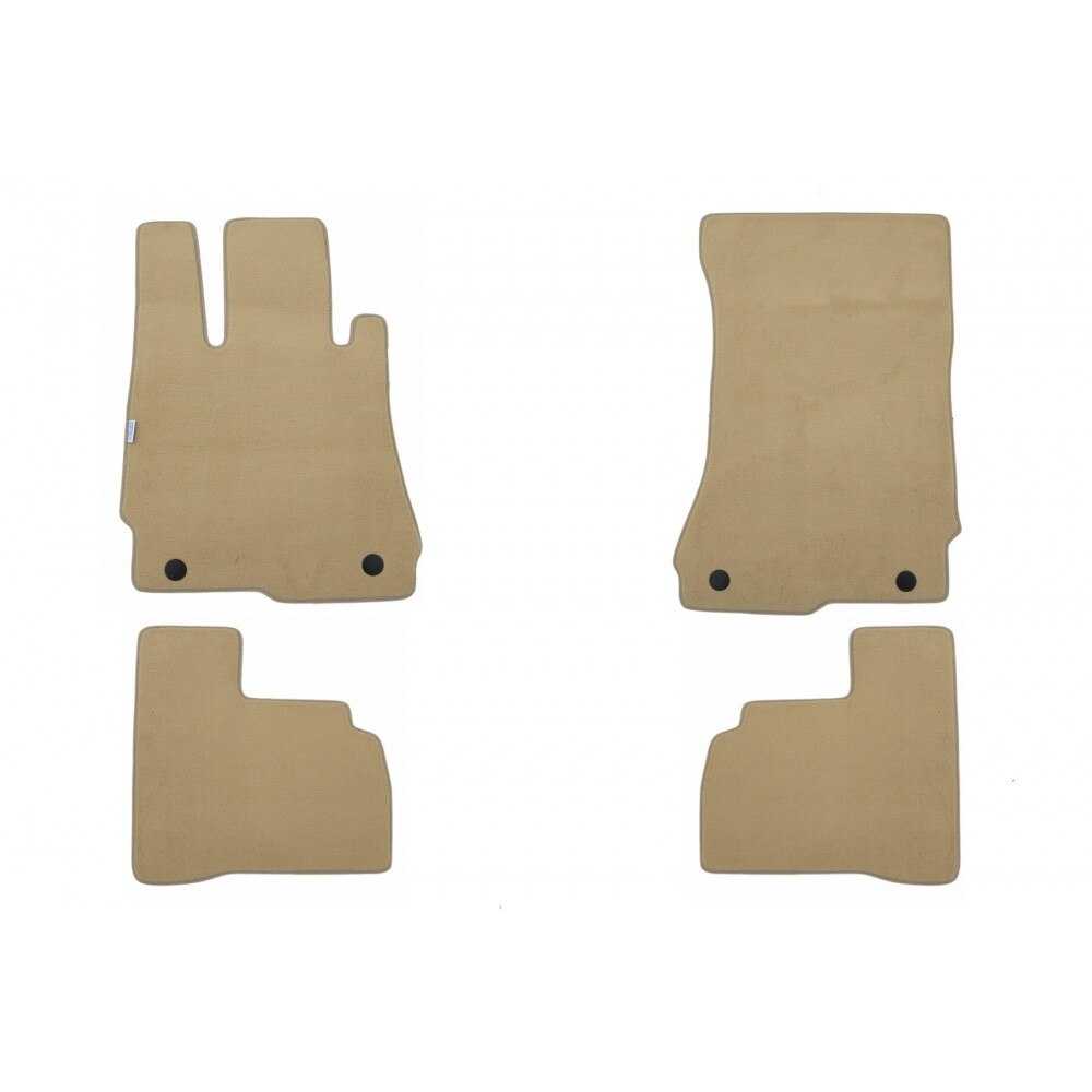 Set 4 covorase auto PETEX din mocheta, bej, compatibil cu Mercedes S-Klasse (W221) 09/2005-06/2013