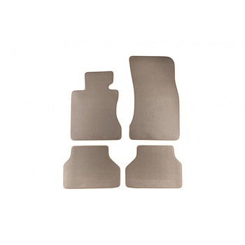 Set 4 covorase auto PETEX din mocheta, bej, compatibil cu BMW 5er (E60) 06/2003-02/2010, 5er (E61) Touring 05/2004-08/2010 Set 4 covorase auto PETEX din mocheta, bej, compatibil cu BMW 5er (E60) 06/2003-02/2010, 5er (E61) Touring 05/2004-08/2010