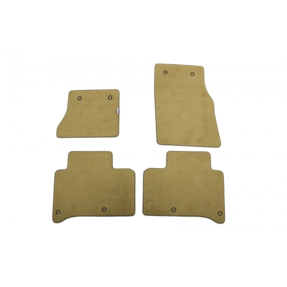 Set 4 covorase auto PETEX din mocheta, bej, compatibil cu Rover Range Rover Sport 2015+
