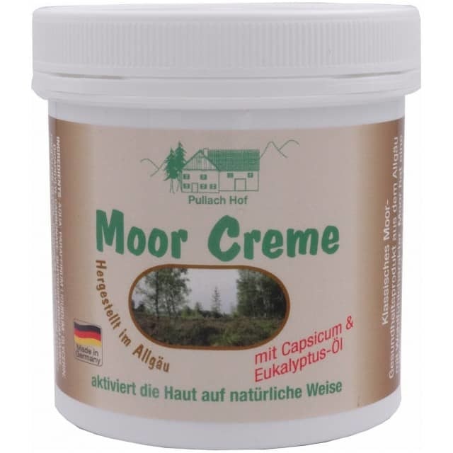 Crema Moor cu Namol de Turba, Ulei de Eucalipt si extract de Ardei Iute, 250 ml