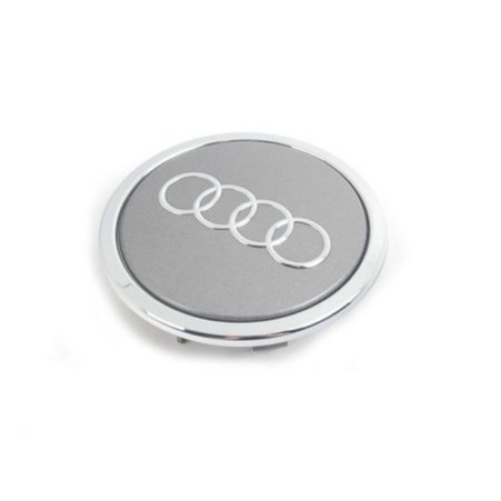 Капачки, пластмасови, Audi, сребристи/сиви