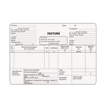 Facturi Autocopiative Cu TVA, Format A5, 3 Exemplare, 50 Seturi/Carnet, Facturier Autocopiativ Nepersonalizat, Tipizat si Formular Fiscal Contabil Nepersonalizat Facturi Autocopiative Cu TVA, Format A5, 3 Exemplare, 50 Seturi/Carnet, Facturier Autocopiativ Nepersonalizat, Tipizat si Formular Fiscal Contabil Nepersonalizat
