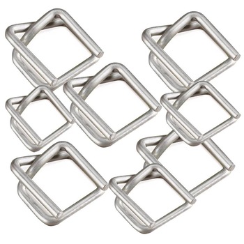 Set 1000 de Bucle Metalice pentru Banda PES, 16mm Set 1000 de Bucle Metalice pentru Banda PES, 16mm