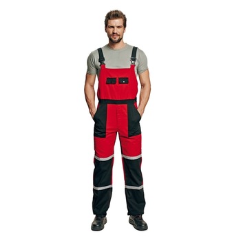 Salopeta Tayra, rosu-negru, marimea 60 Salopeta Tayra, rosu-negru, marimea 60