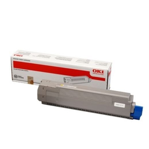 Cartus toner, OKI, Original pentru C801, C821, Galben, 7.300
