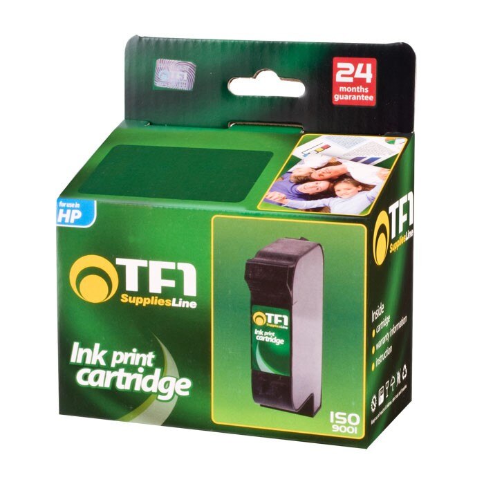 Cartus Toner imprimanta T-ink Telforceone H-78R C6578A, 38ml, Reconditionat, Albastru/Magenta/Galben