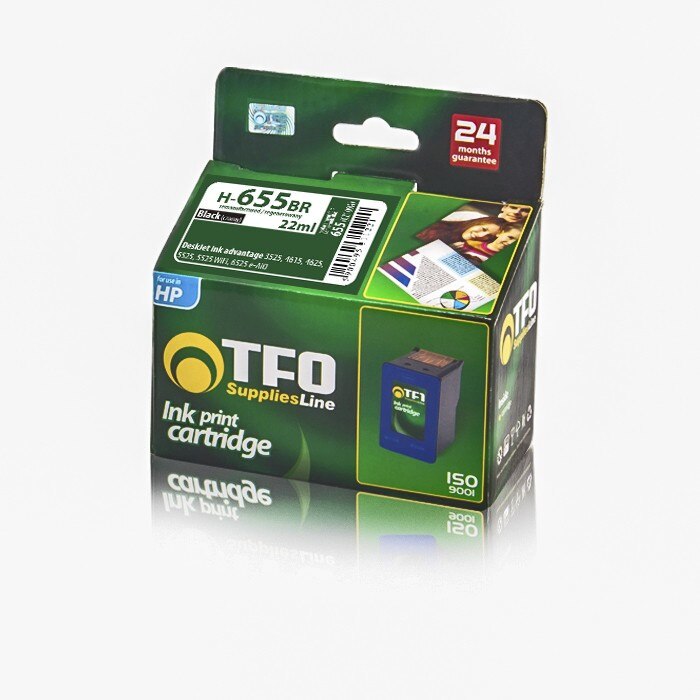 Cartus Telforceone, H-655BR, pentru HP, 18ml, Negru