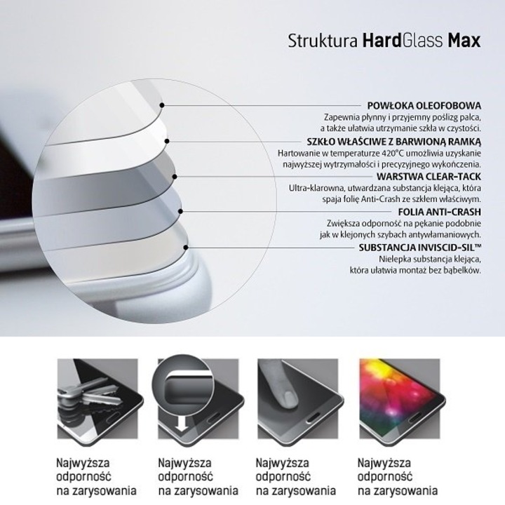 Стъклен протектор 3Mk HardGlass Max за Xiaomi Mi Mix 3, черен