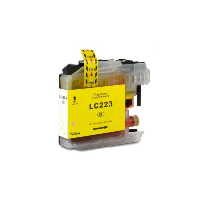 Brother LC223 sárga utángyártott tintapatron