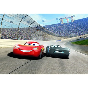 Fototapet copii Disney, Cars 3 Curve, cod 8-403 , dimensiuni H - 254 / L - 368 , lavabil, usor de montat si de curatat, adeziv inclus Fototapet copii Disney, Cars 3 Curve, cod 8-403 , dimensiuni H - 254 / L - 368 , lavabil, usor de montat si de curatat, adeziv inclus