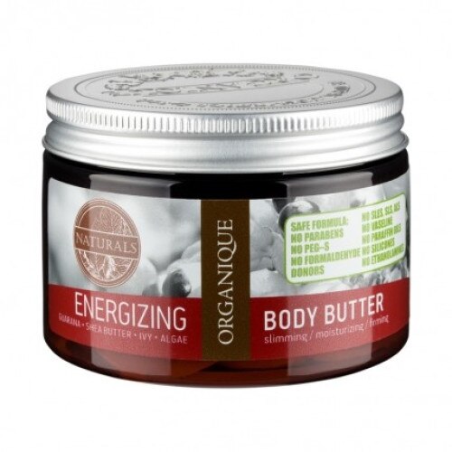 Unt de corp Organique, energizant, cu guarana, 150 ml