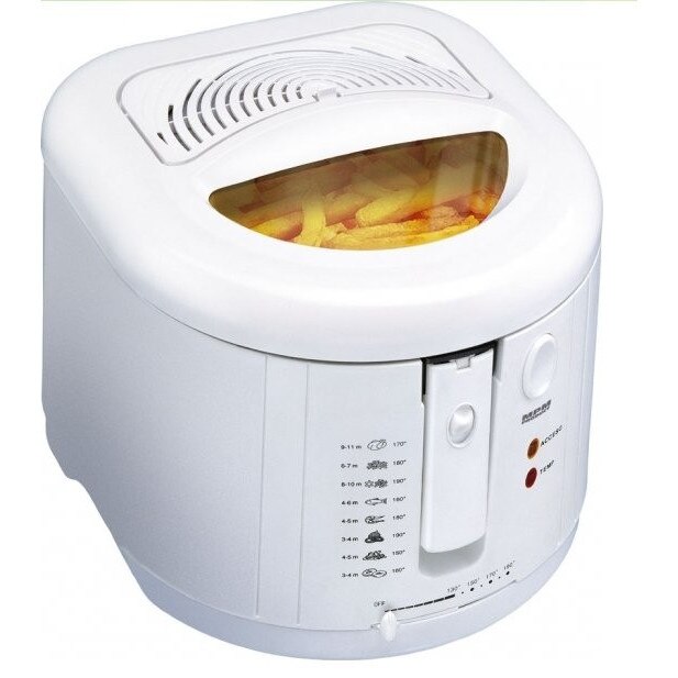 Friteuza MPM DF802, 1600 W, 2l, Alb