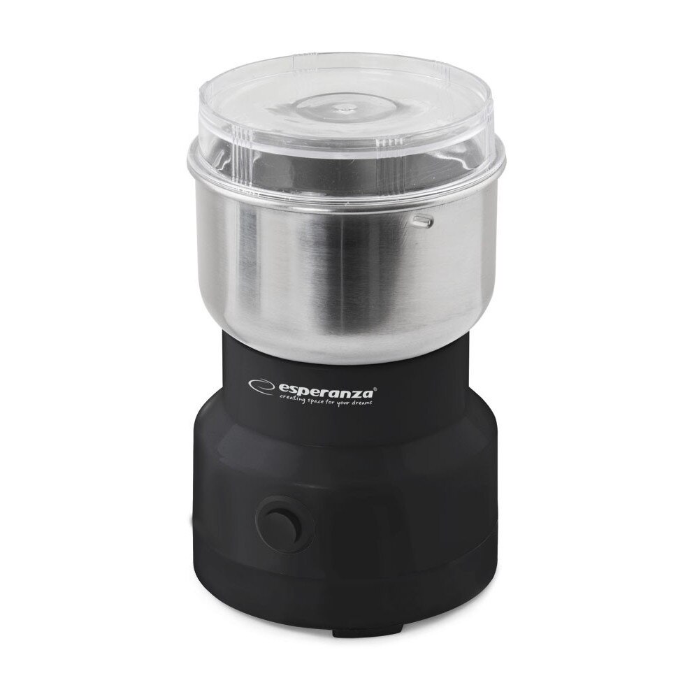 Rasnita de cafea Esperanza Cappuccino, 100W, 50 g, Negru