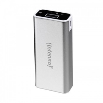 Acumulator extern Intenso, 5200mAh, 1xUSB, Argintiu Acumulator extern Intenso, 5200mAh, 1xUSB, Argintiu