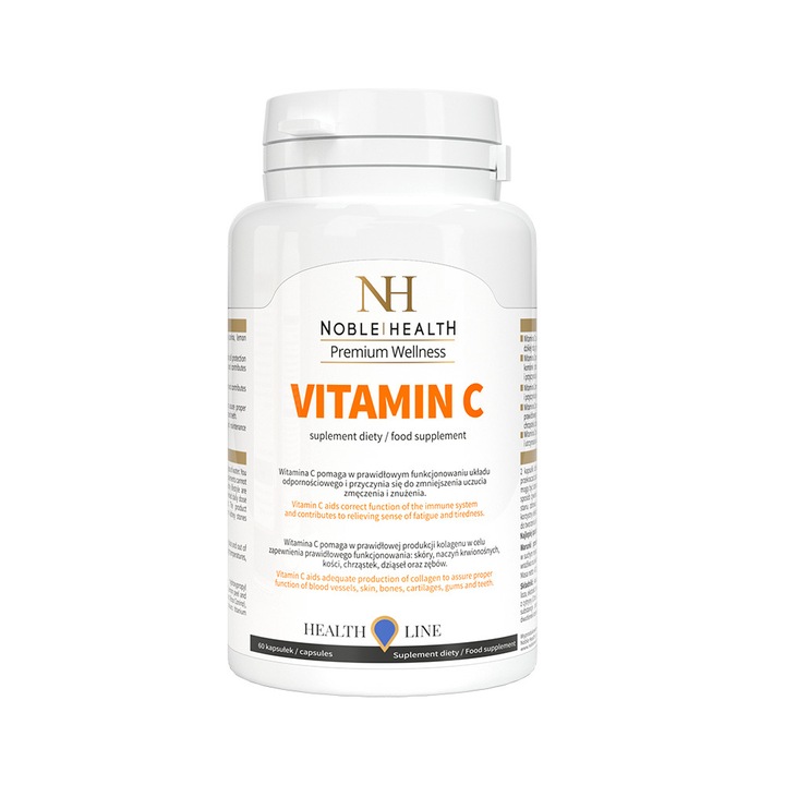 Supliment nutritiv Vitamina C Noble Health, 60 capsule