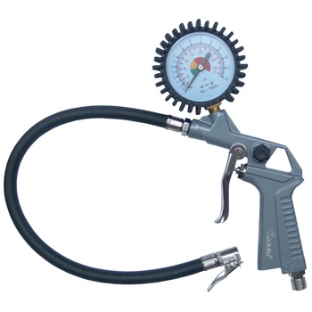 Pistol cu manometru pentru roti Evotools, max 12bar, racord conectare aer filet exterior 1/4 Pistol cu manometru pentru roti Evotools, max 12bar, racord conectare aer filet exterior 1/4