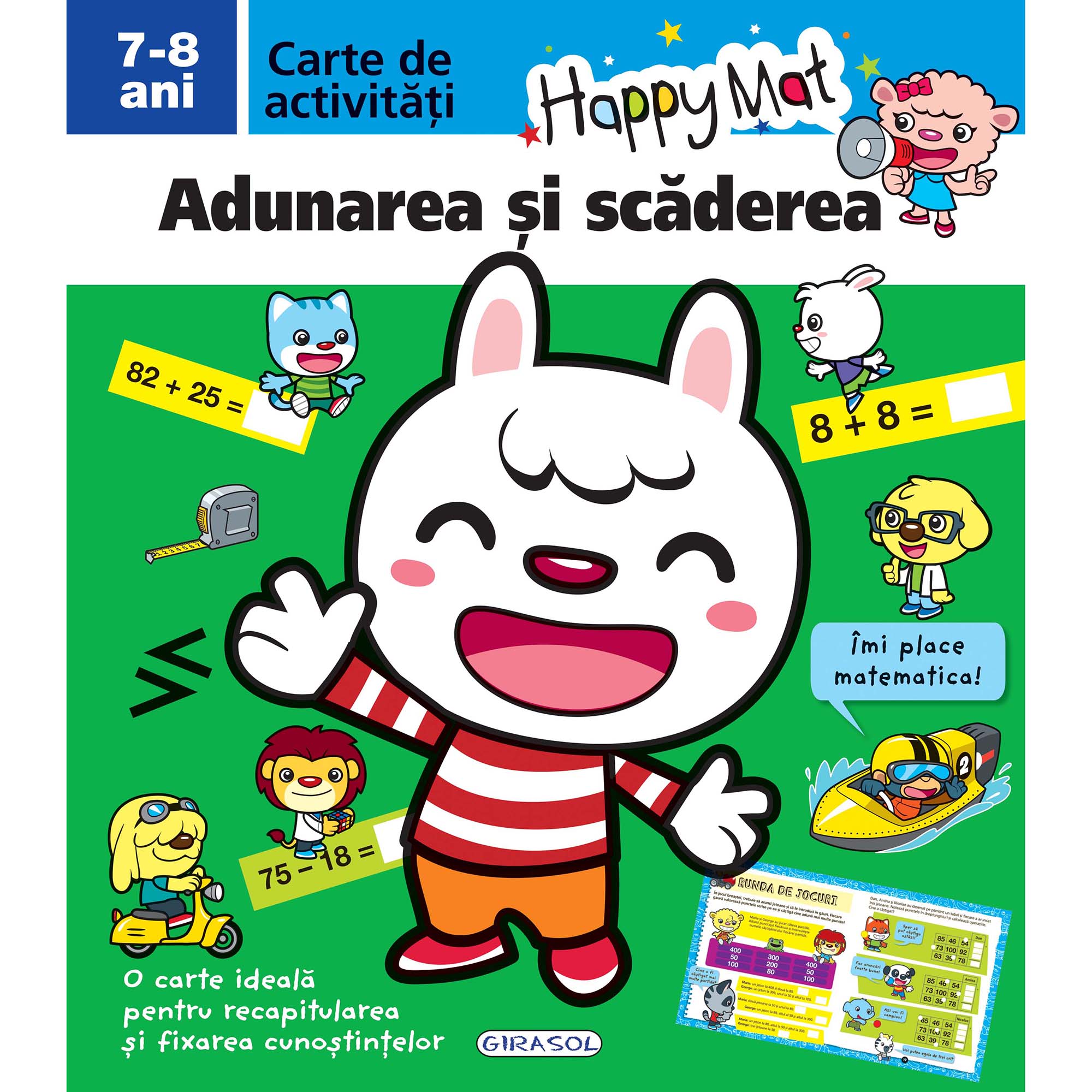 Happy Mat - Adunarea si scaderea 7-8 ani