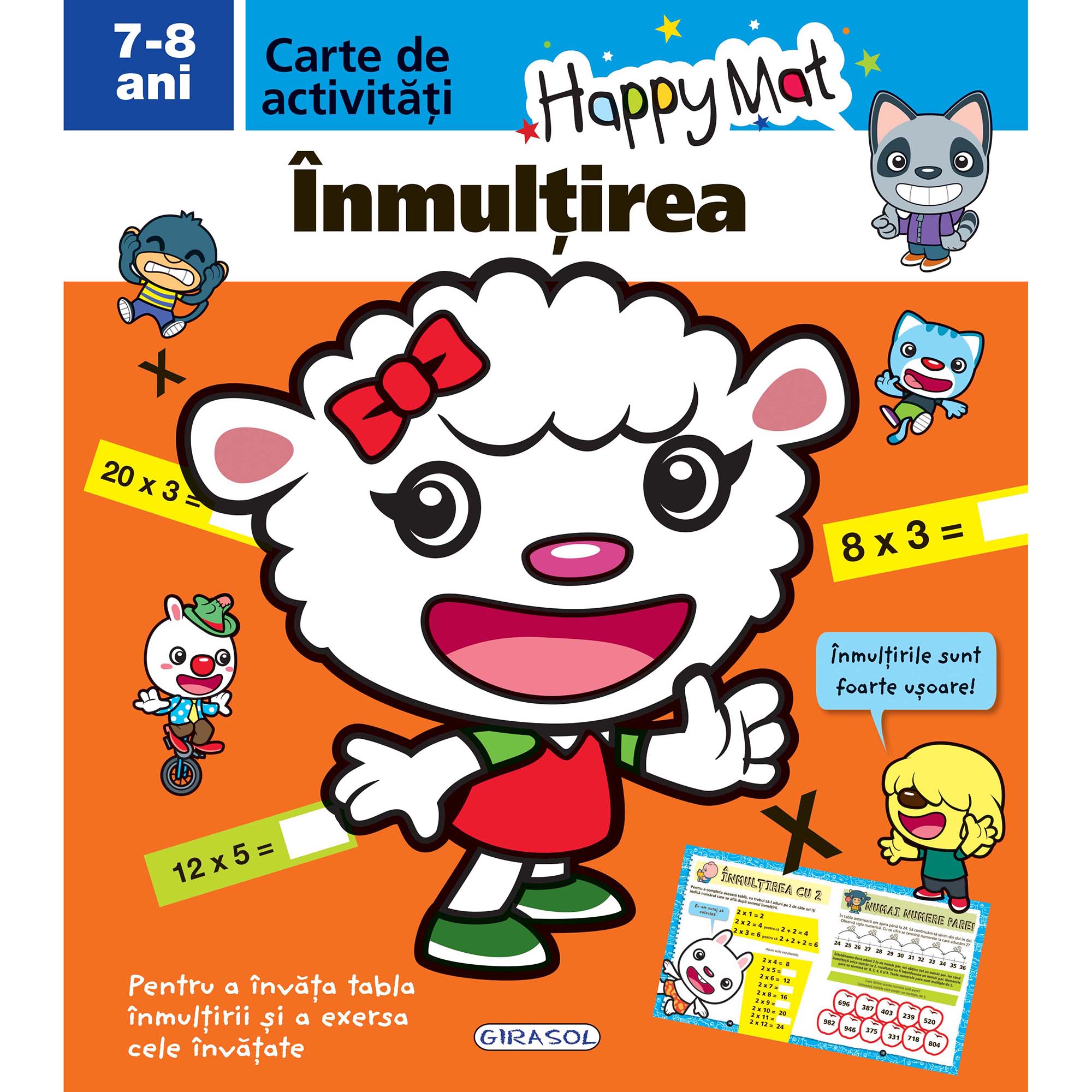 Happy Mat - Inmultirea 7-8 ani