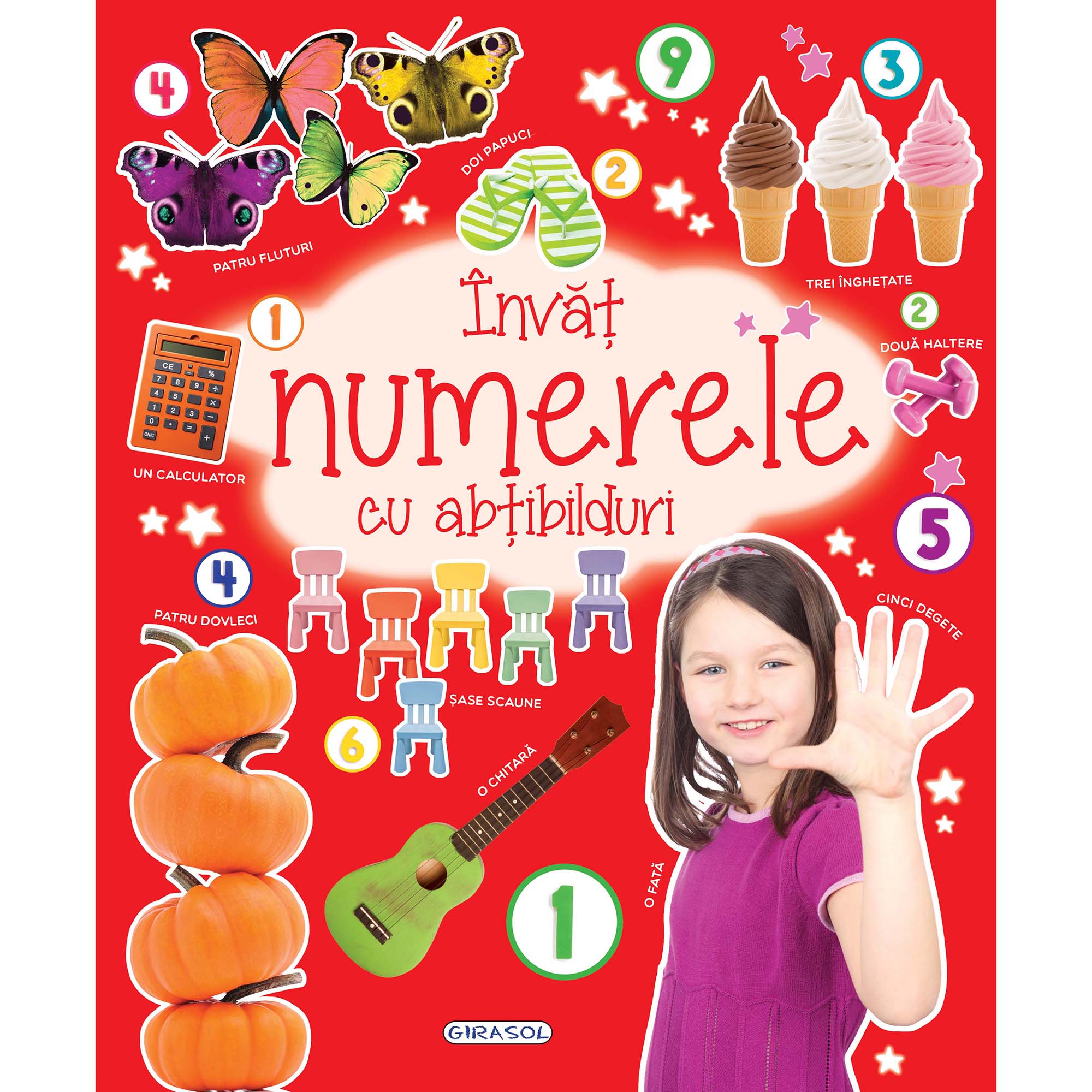 Invat numerele cu abtibilduri