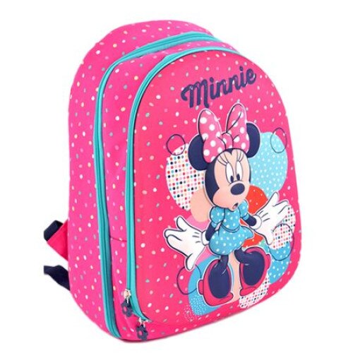 Ghiozdan 3D Minnie Mouse, Roz, 40 cm