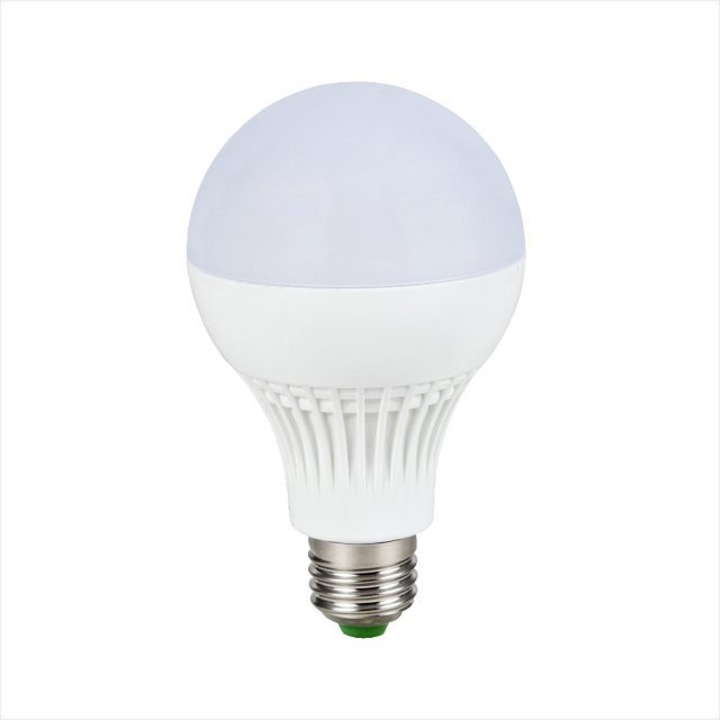 Крушка LED Sidef, E27, 9W (72W), 6500K, Енергиен клас G, Автономия 30000 часа, Студена светлина