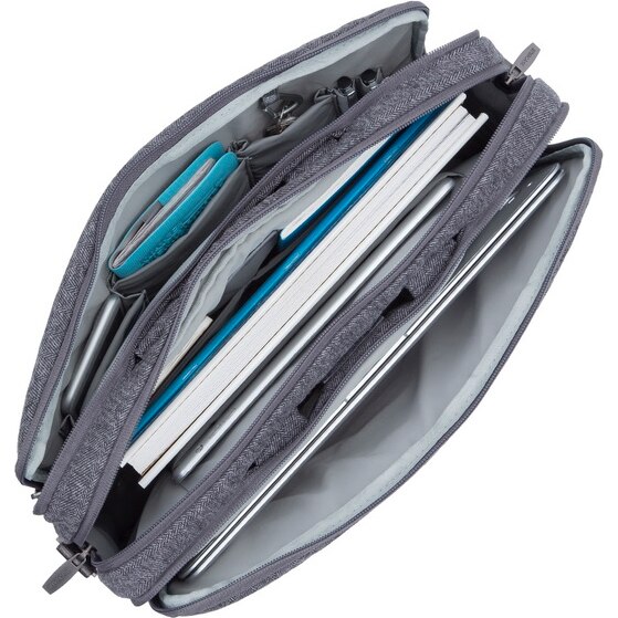 Geanta laptop RivaCase 7930, pentru MacBook Pro / Ultrabook 15.6", Gri