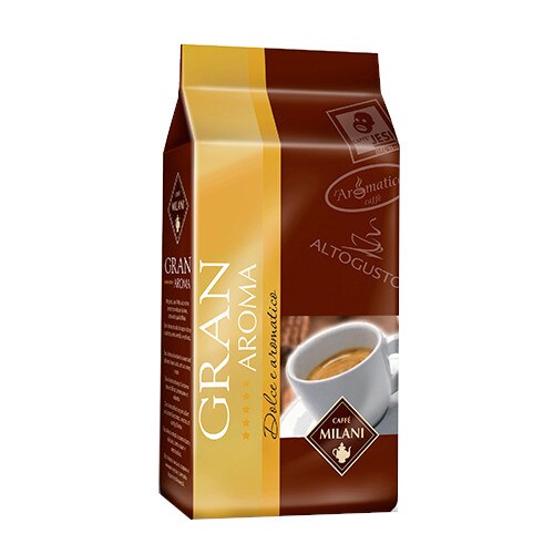 Cafea Boabe Gran Aroma, Milani, 1 kg