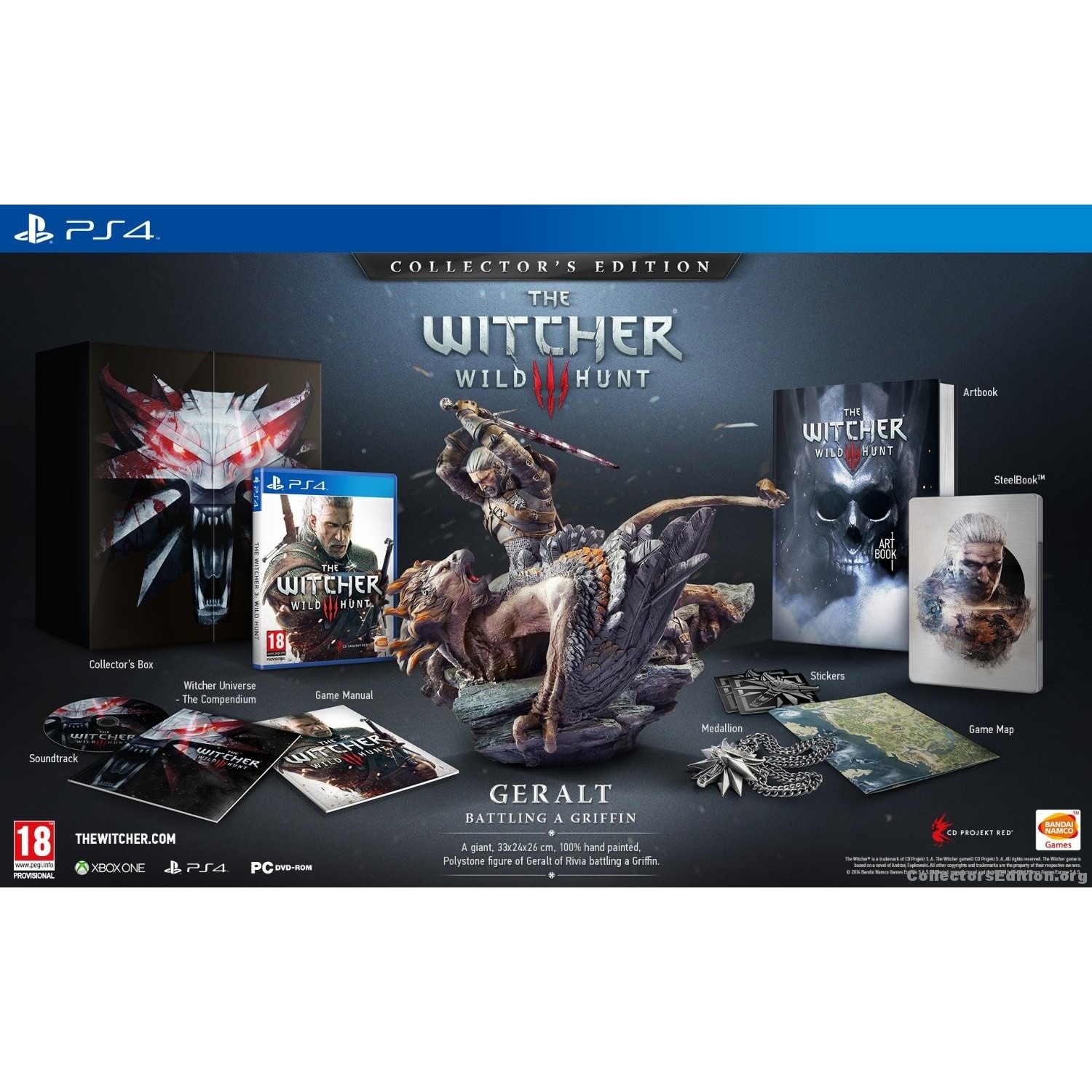 Joc Witcher 3: Wild Hunt - Collectors Edition pentru Playstation 4