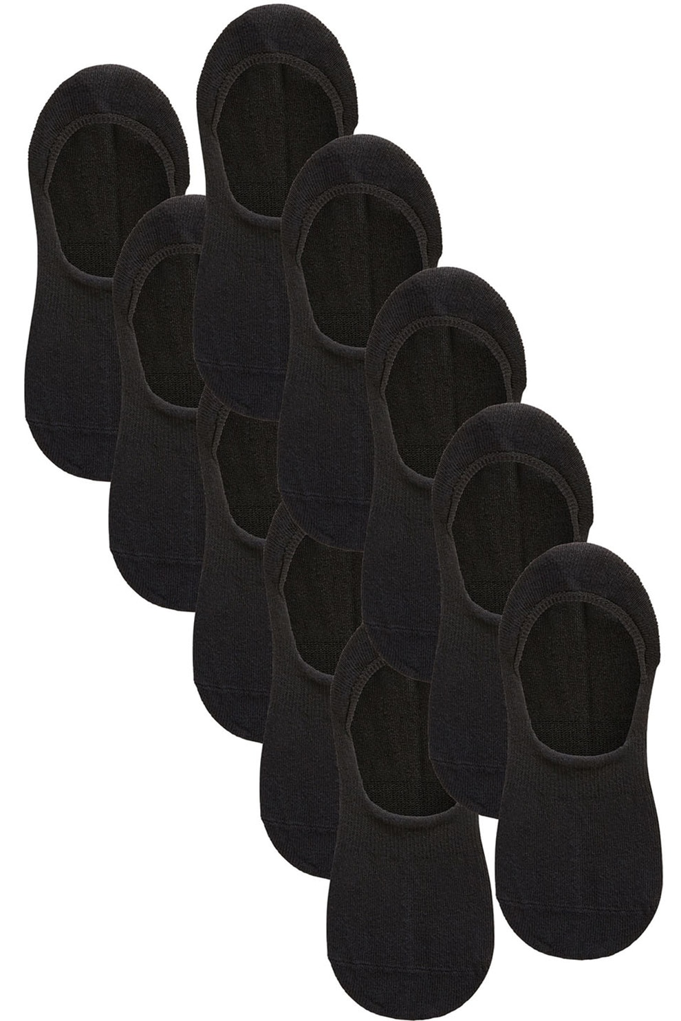 NEXT, Set de sosete foarte scurte - 10 perechi, Negru